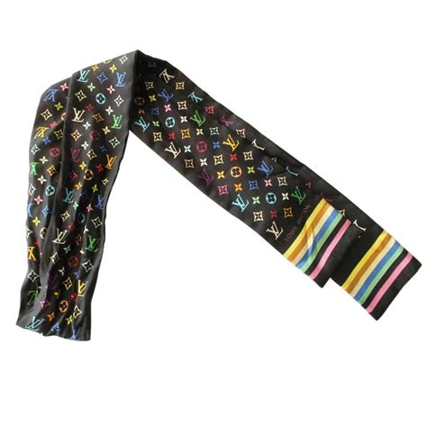 identify original louis vuitton scarf|Louis Vuitton twilly scarf.